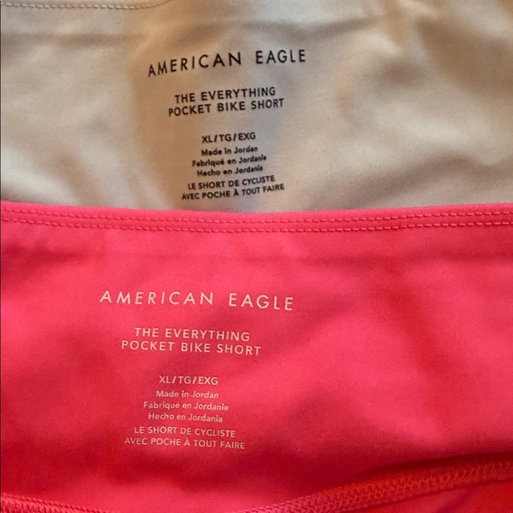 American Eagle Outfitters Light Blue and Pink Athletic Shorts - Picture 3 of 3